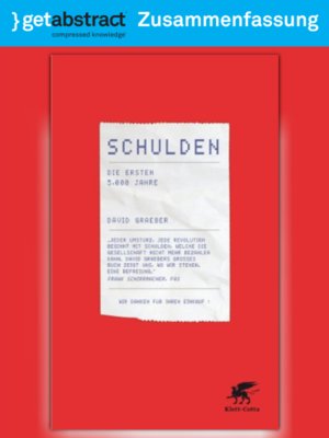 cover image of Schulden (Zusammenfassung)